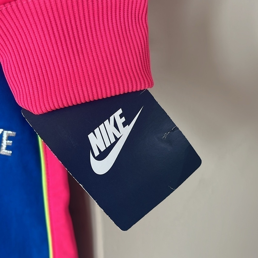 Brand New Nike Pink & Blue Tracksuit Zip Up Jacket Track Pants Sporty Activewear - Picture 5 of 16